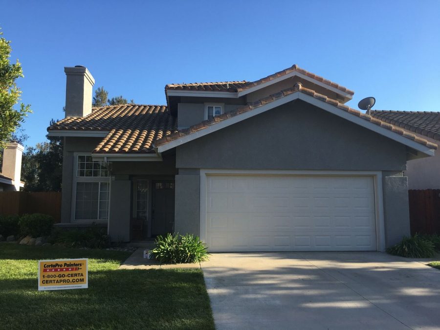 Exterior house painting by CertaPro house painters in Newbury Park, CA