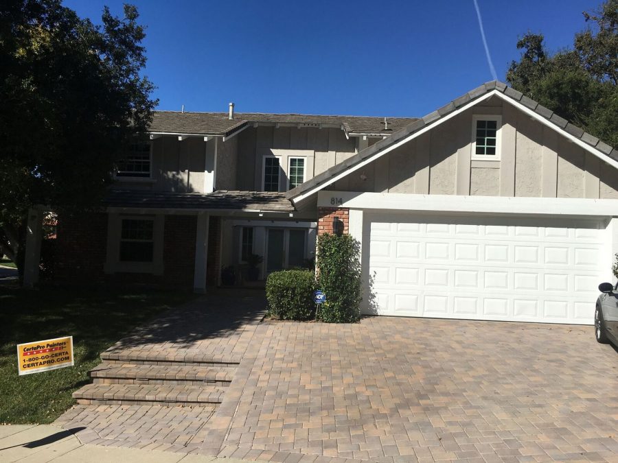 Exterior painting by CertaPro house painters in Westlake Village, CA