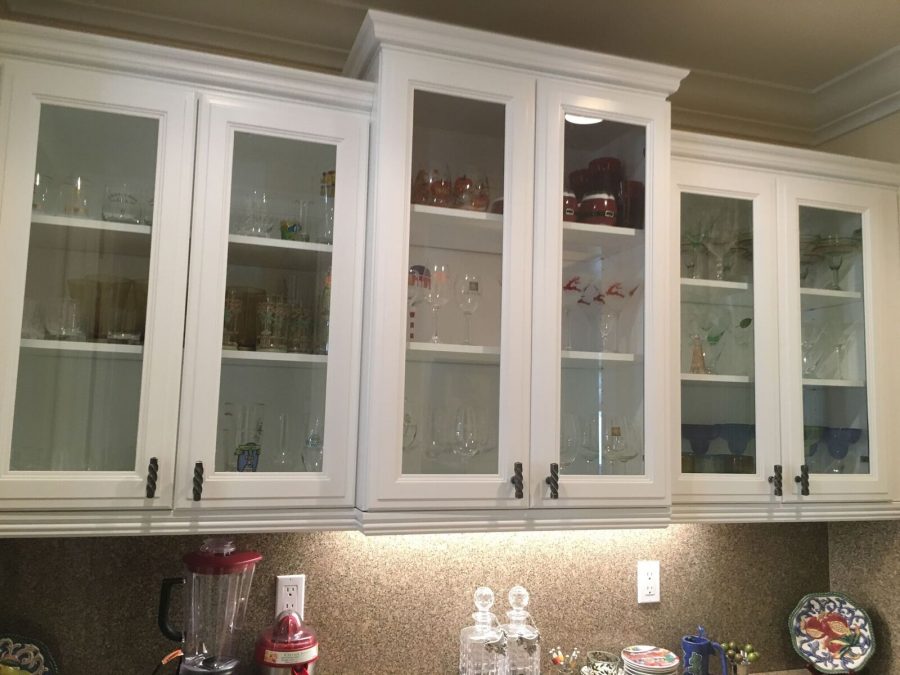 Interior cabinet painting by CertaPro house painters in Westlake Village, CA