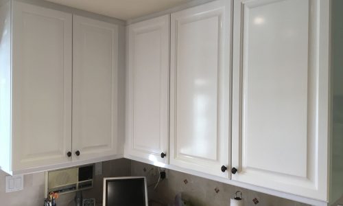 Wall Mounted Kitchen Cabinet Restoration