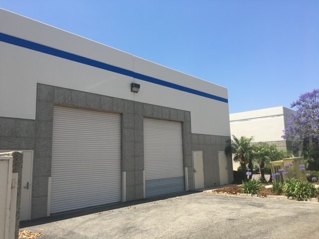 Garage Door Angle of Painted Warehouse in Camarillo, CA by CertaPro Preview Image 5