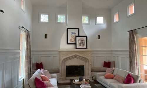White Painted Walls - Living Room