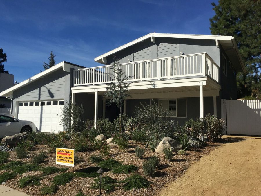 Exterior painting by CertaPro house painters in Agoura Hills, CA