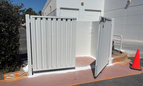 Moved Dumpster for Painting