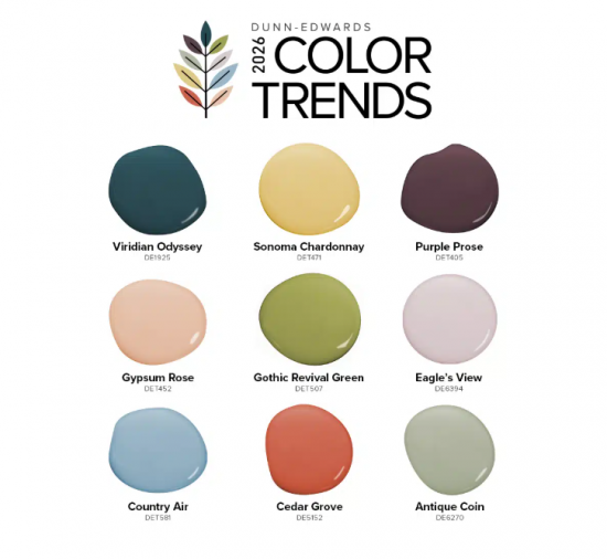 2026 Dunn-Edwards® color forecast