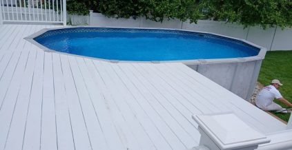 Pool Deck Painting in Beachwood