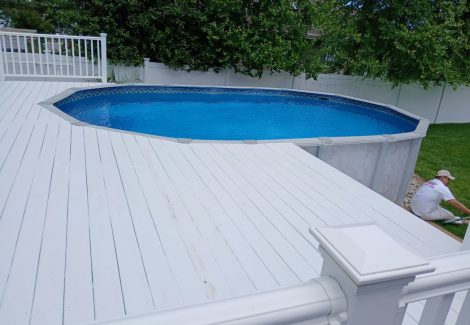 Pool Deck Painting in Beachwood