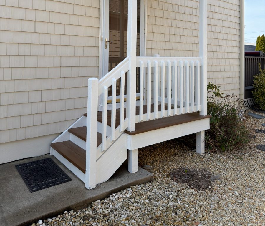 Seaside Park Outside Stair Painting Preview Image 1