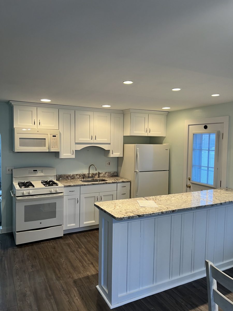 White Kitchen Cabinet Painting