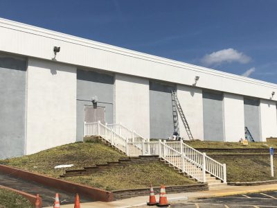 Clubhouse Brick Painting