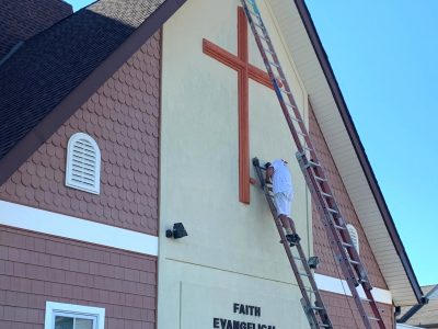 church stucco refresh