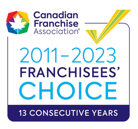 Canadian Franchise Association award winner 13 consecutive years