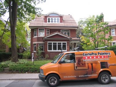 Exterior house painting by CertaPro painters in High Park