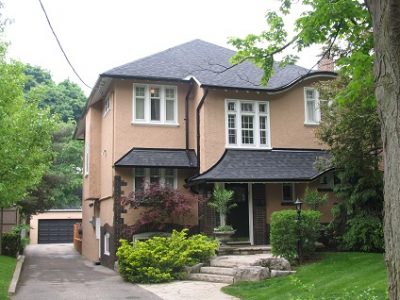 Exterior house painting by CertaPro painters in Rosedale and Moore Park