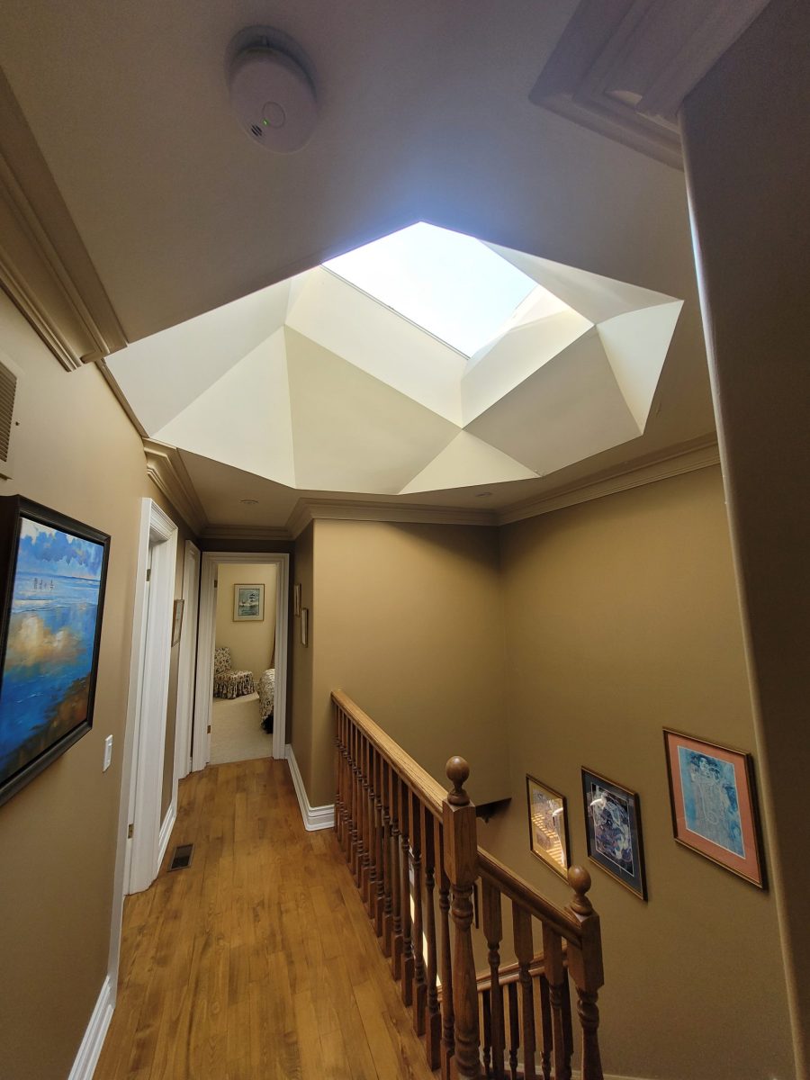 interior skylight before repair and painting Preview Image 5