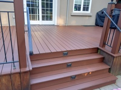 Residential Exterior Painting - Deck