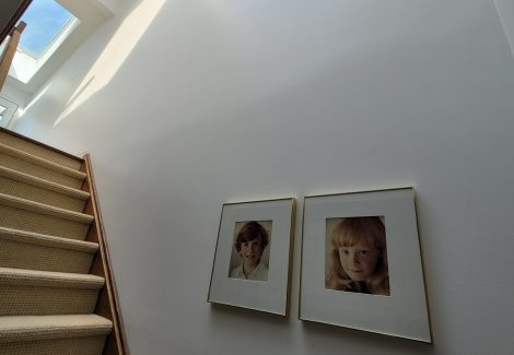 residential interior painting staircase