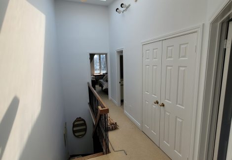 residential interior painting hallway