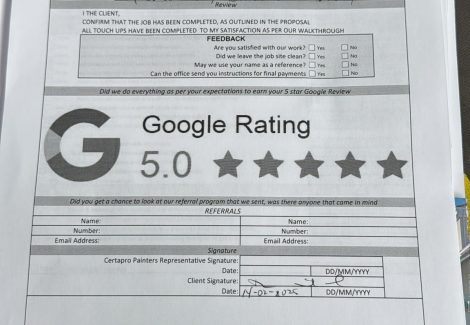 Residential interior painting