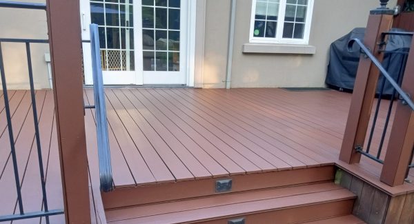 Residential Exterior Painting - Deck