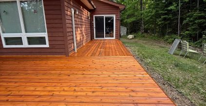 Residential Deck Staining
