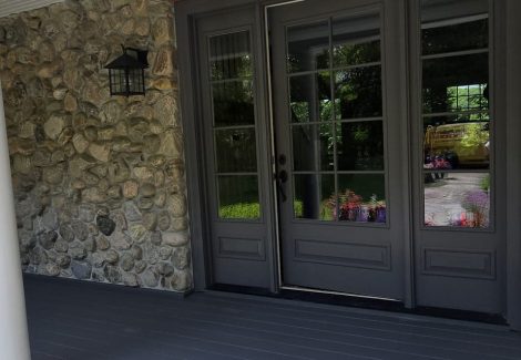 residential exterior painting door