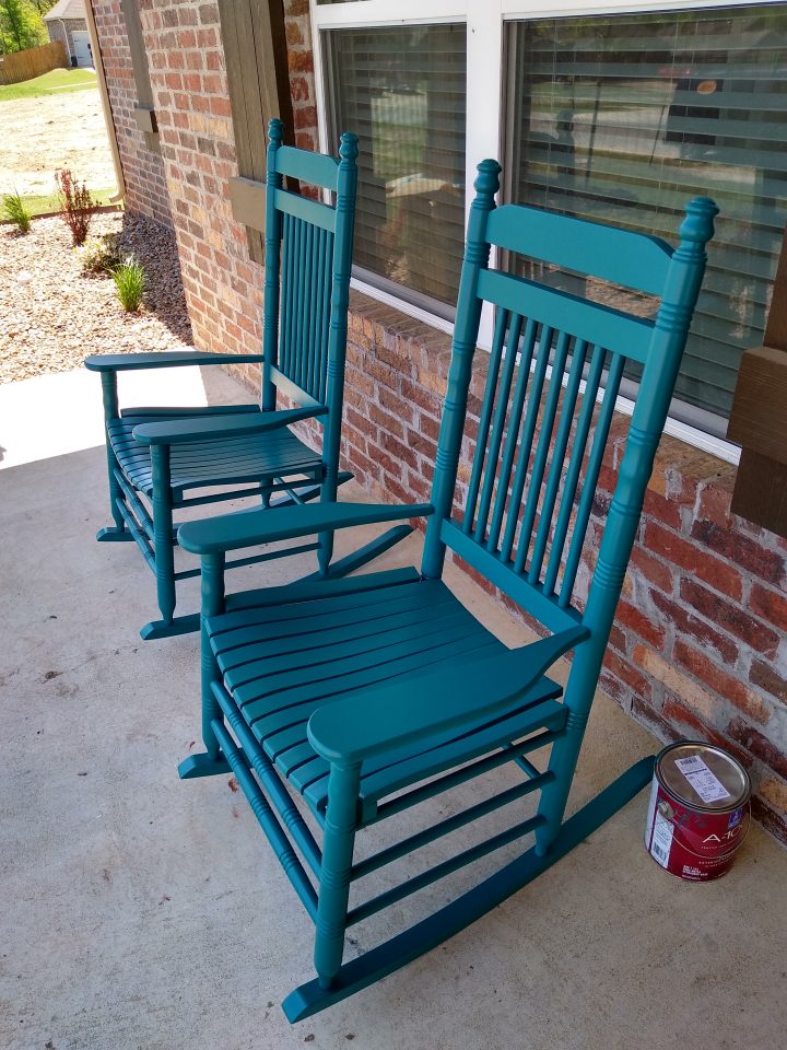 And Sometimes We Paint Rocking Chairs… After