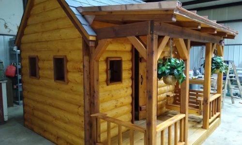 Playhouse Staining Project