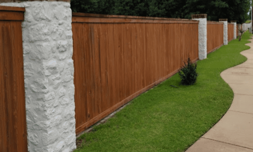 Fence Staining Project
