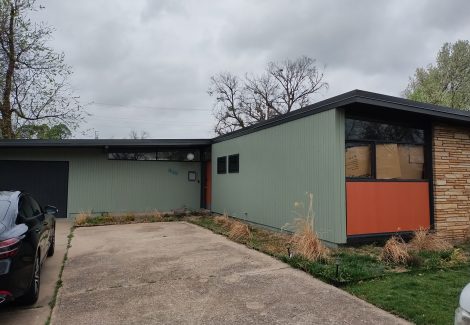 Exterior Repaint with Evergreen Fog & Iron Ore