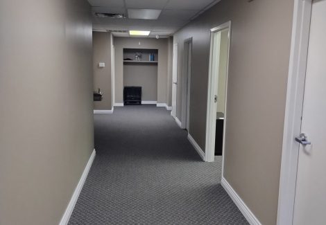 Commercial Office Interior Painting with Modern Accent Walls