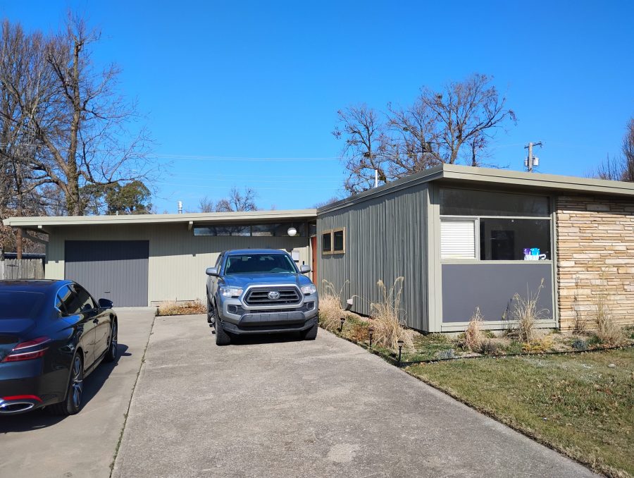 Midtown Tulsa Exterior Repaint with Evergreen Fog & Iron Ore Preview Image 1
