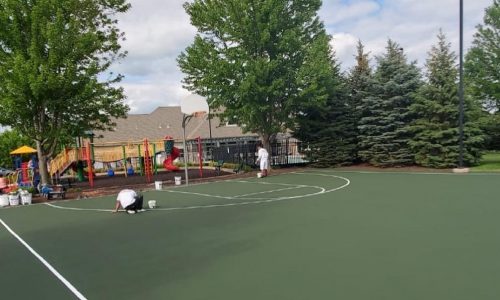 Painting Sports Area