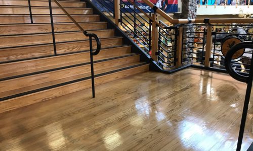 After Photo -Staining of Wood Surface