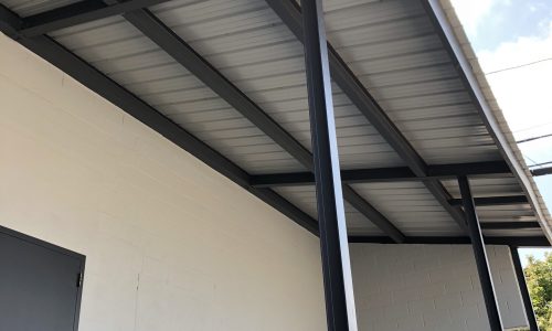 Newly Painted Warehouse Docks