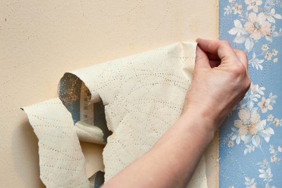 Wallpaper Removal Process