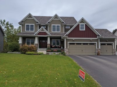 home exterior after painting