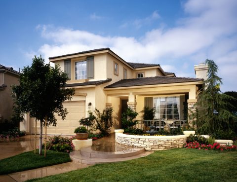 stucco home exterior