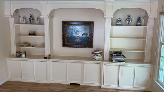 White Cabinet Painting
