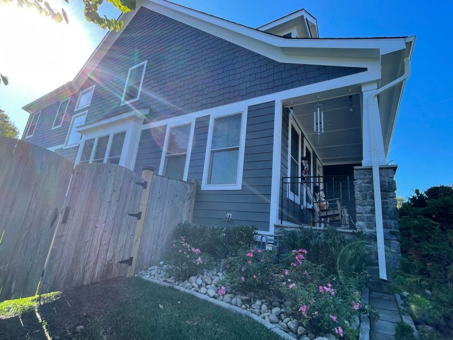 Side Paneling Repainted Gray of a Falls Church House Preview Image 1
