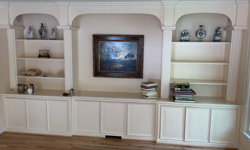 White Cabinet Painting