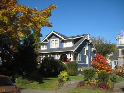 Exterior house painting by CertaPro house painters in Mount Pleasant, BC