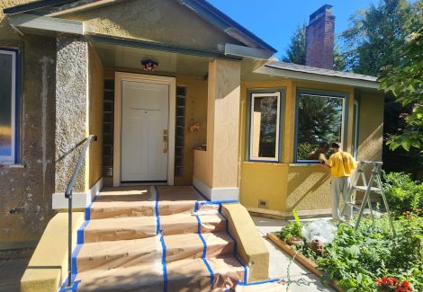 Before professional House Painting