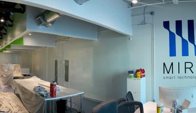Commercial office Space Miru Technologies Painted by CertaPro Painters Vancouver, BC