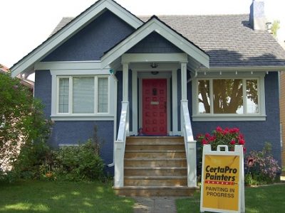 Exterior painting by CertaPro Painters in Point Grey, BC