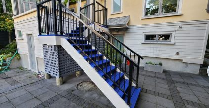 Exterior Stairs Painting