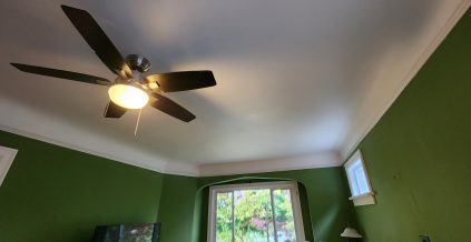 Bedroom Ceiling Repair & Painting