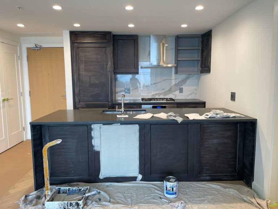 During Cabinet Painting and Refinishing Services Preview Image 3