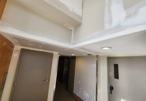 During Drywall Repair and Painting