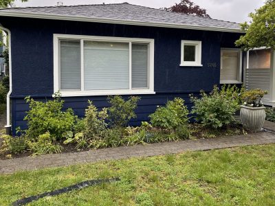 Dark Blue Exterior House Painting